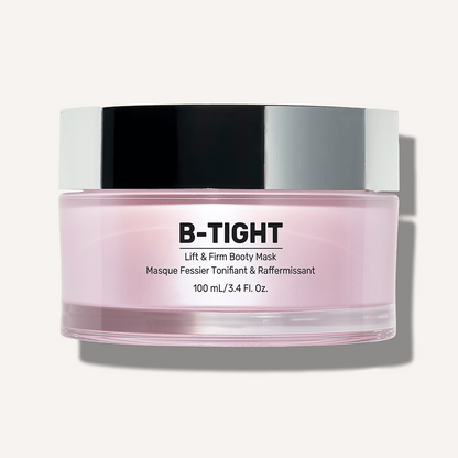 MAËLYS B-TIGHT Lift & Firm Booty Mask - Skin Tightening & Firming Cream for Booty & Thighs - Cellulite Cream with Caffeine & Brazilian Peppertree - Butt Mask for Smooth-Looking Skin (3.4 Fl Oz)